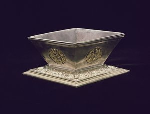 Zoutvat, naar Peter Flotman, Neurenberg, 1550 (zilver en verguld)